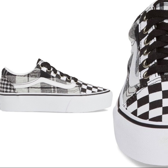 Vans Shoes - Checkered Platform Vans